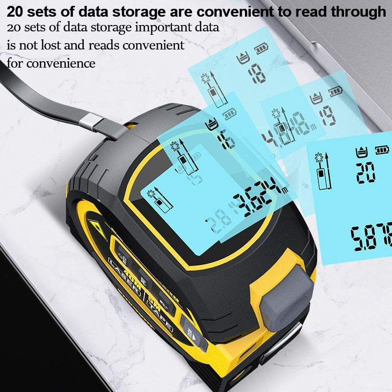 3in1 Ultimate Pro Laser Smart Tape Measure