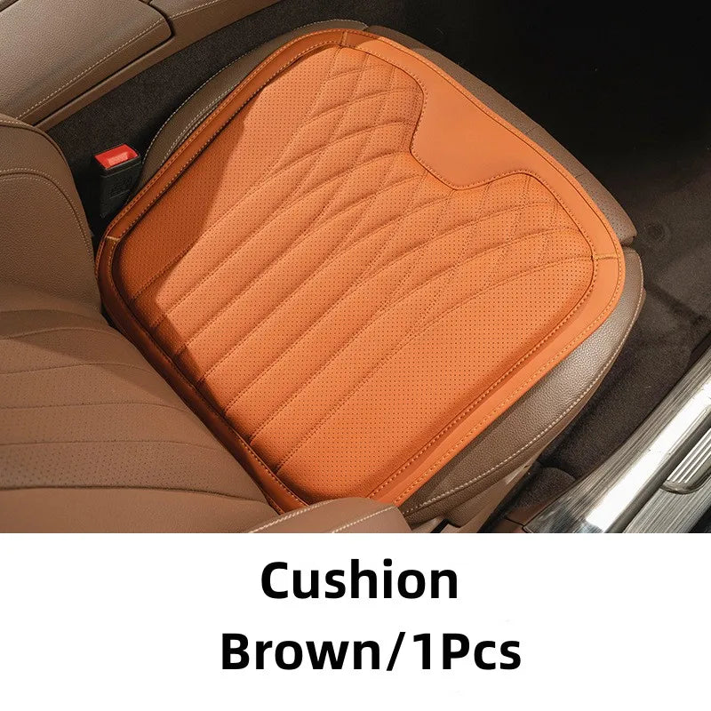 Leather Breathable Comfy Premium Car Seat Cushion