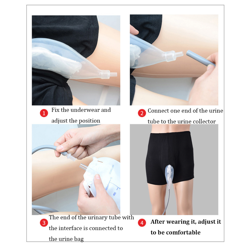 Medical Grade Elderly Helping Reusable Urine Collector Underwear