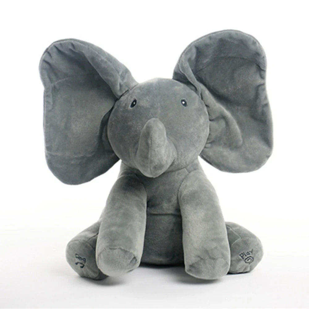 Playful Tunes Electric Hide and Seek Plush Elephant