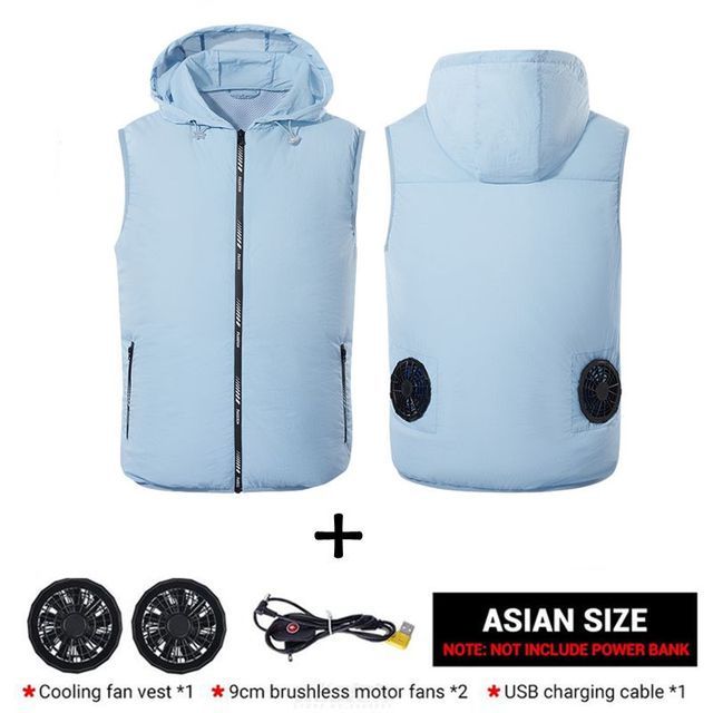 Outdoor Summer Cooling Fan Jacket