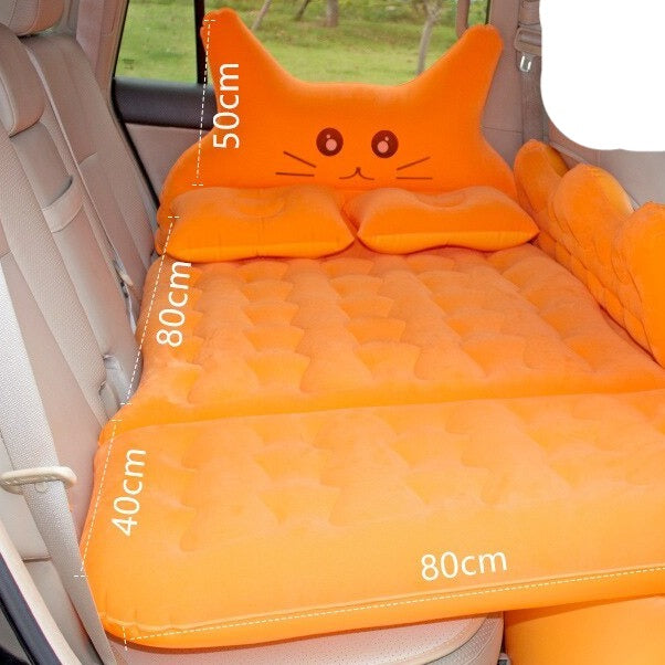 Cat Inflatable Car Back Seat Bed