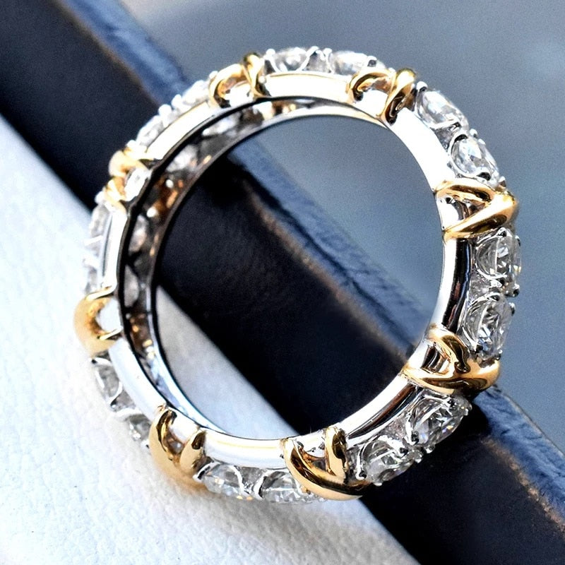 Handmade Creative Eternity Zircon Ring