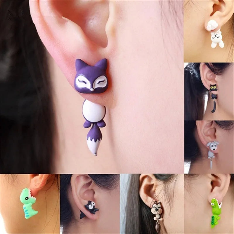 Adorable Handcrafted Animal-Themed Earrings