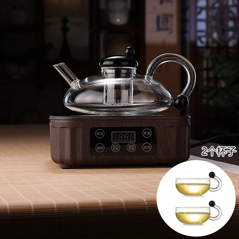 Pure Brew Aesthetic  Heat-Resistant Glass Teapot