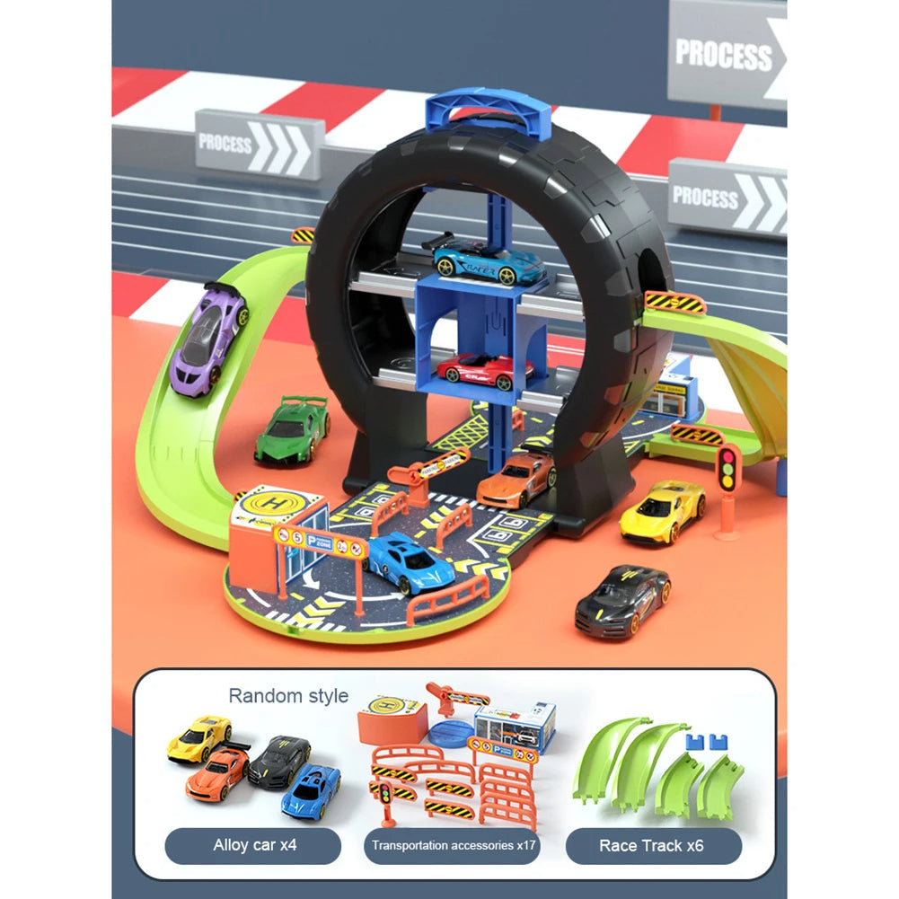 Interactive Mini Racers Car Toy Set