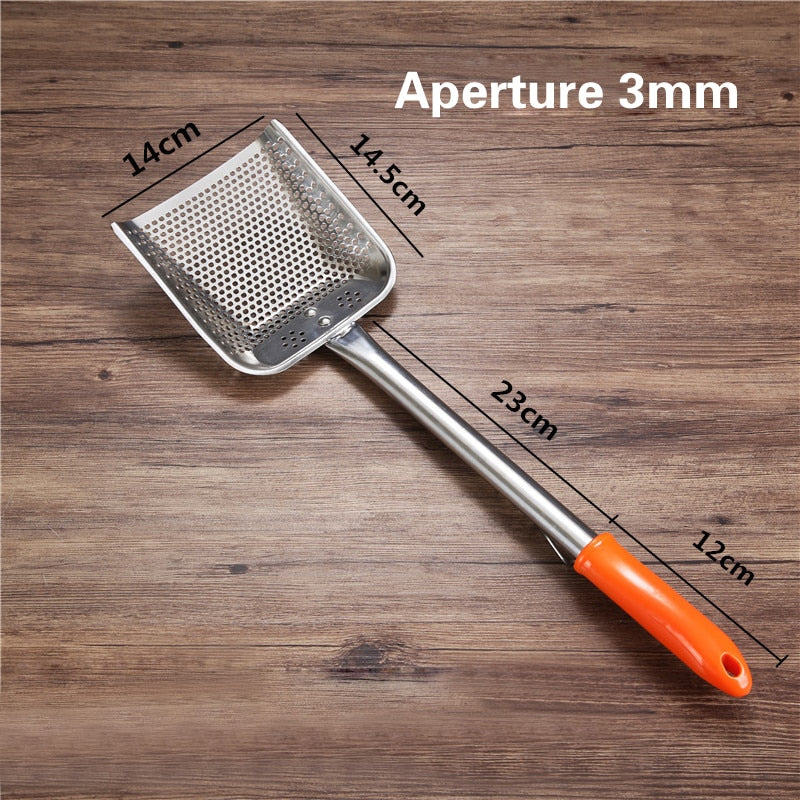 Stainless Steel Fryer Strainer Spatula