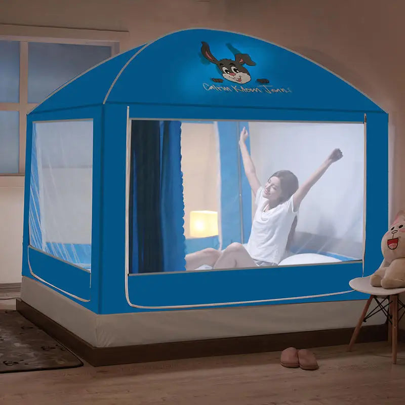 Dust-Proof Anti-Fall Long Sleep Mosquito Bed Tent