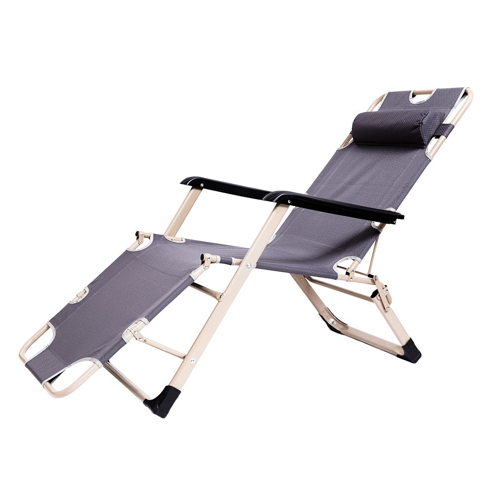 Foldable Metal Modern Camping Lounge Chair