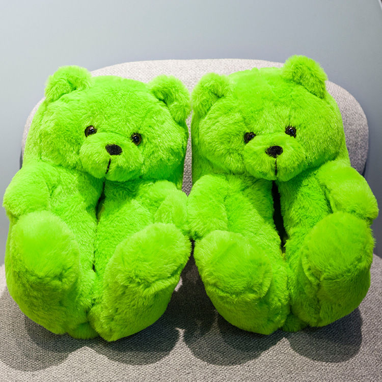 Warm Bear Paws Cute Home Slippers