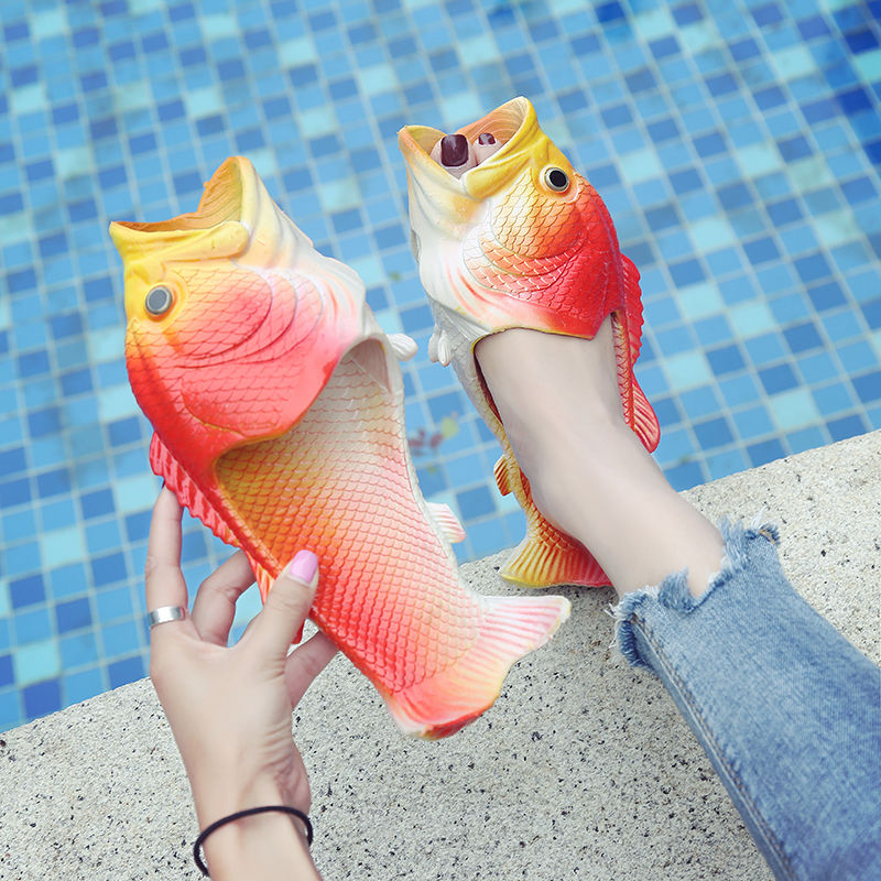 Realistic Unisex Fish Slippers