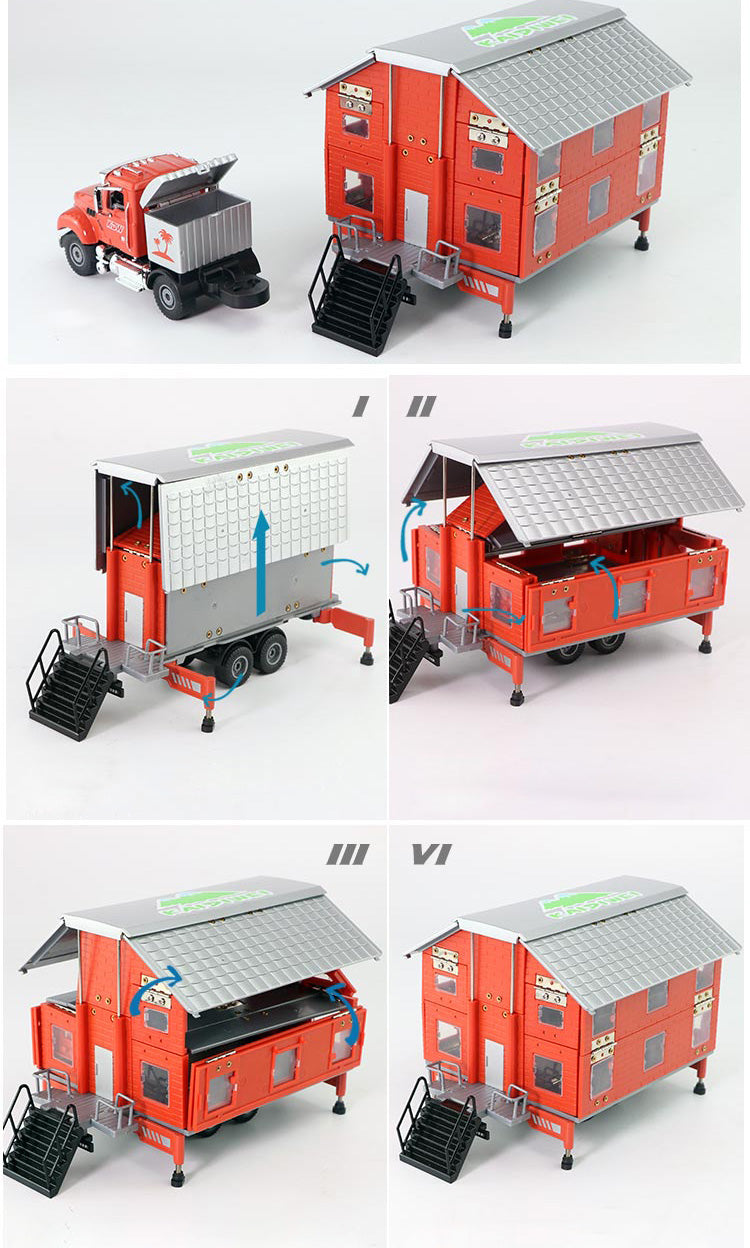 Motor Home Foldable Trailer Truck