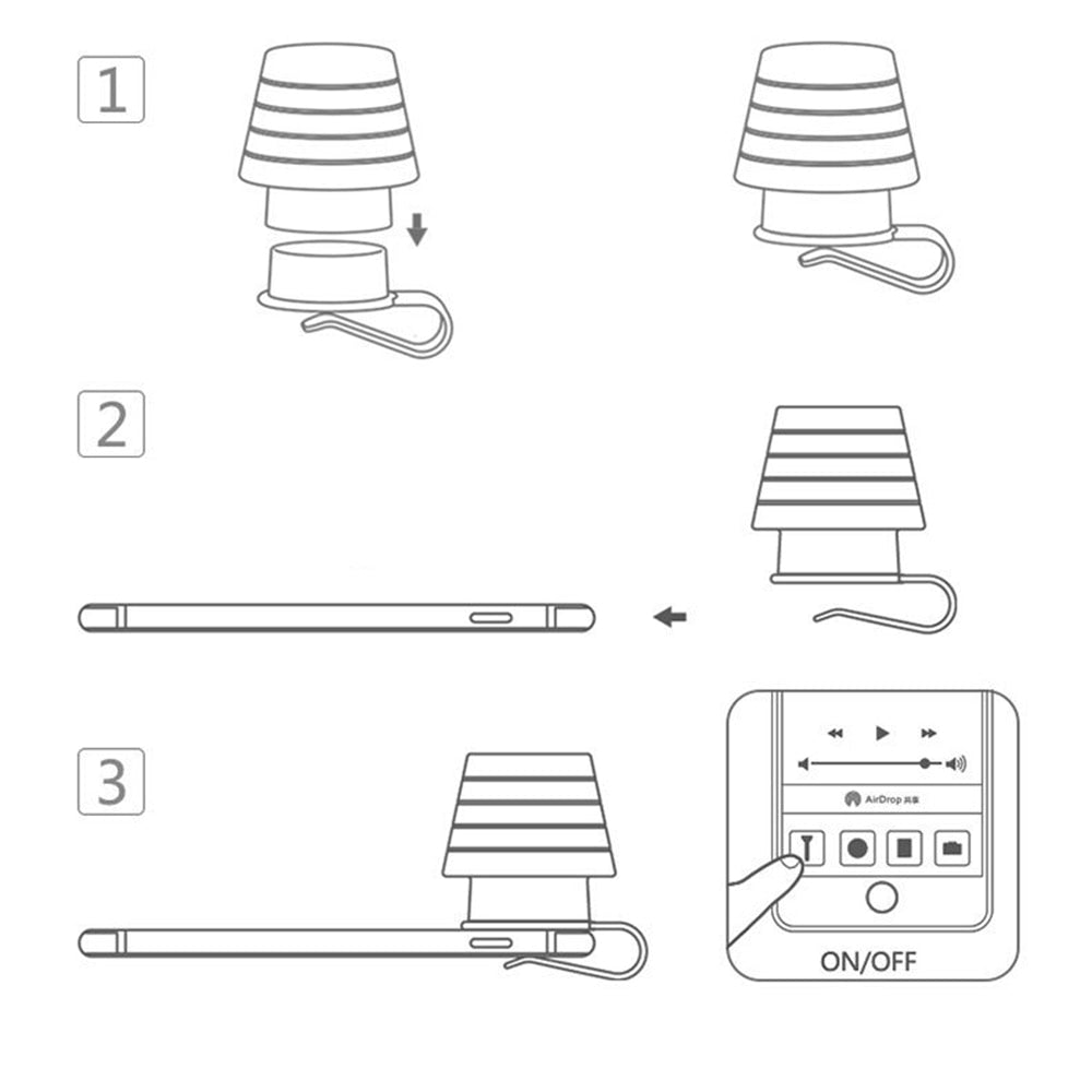 Phone Flashlight Lampshade Night Lamp