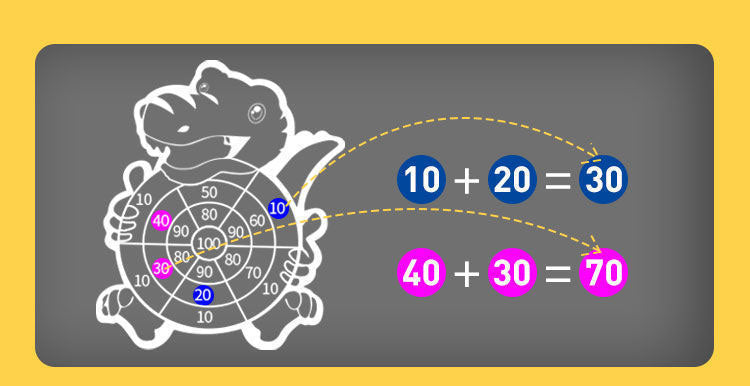 Dinosaur Sticky Ball Bow Dartboard Game