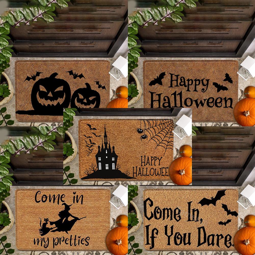 Scary Halloween Decorative Door Mats