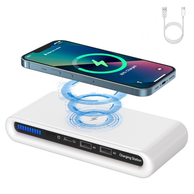 4in1 Smart Wireless Charging Station