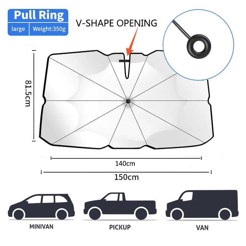 Sunshield Foldable Car Windshield Umbrella