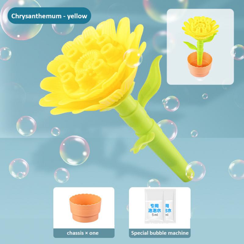 Flower Bubble Maker Toy