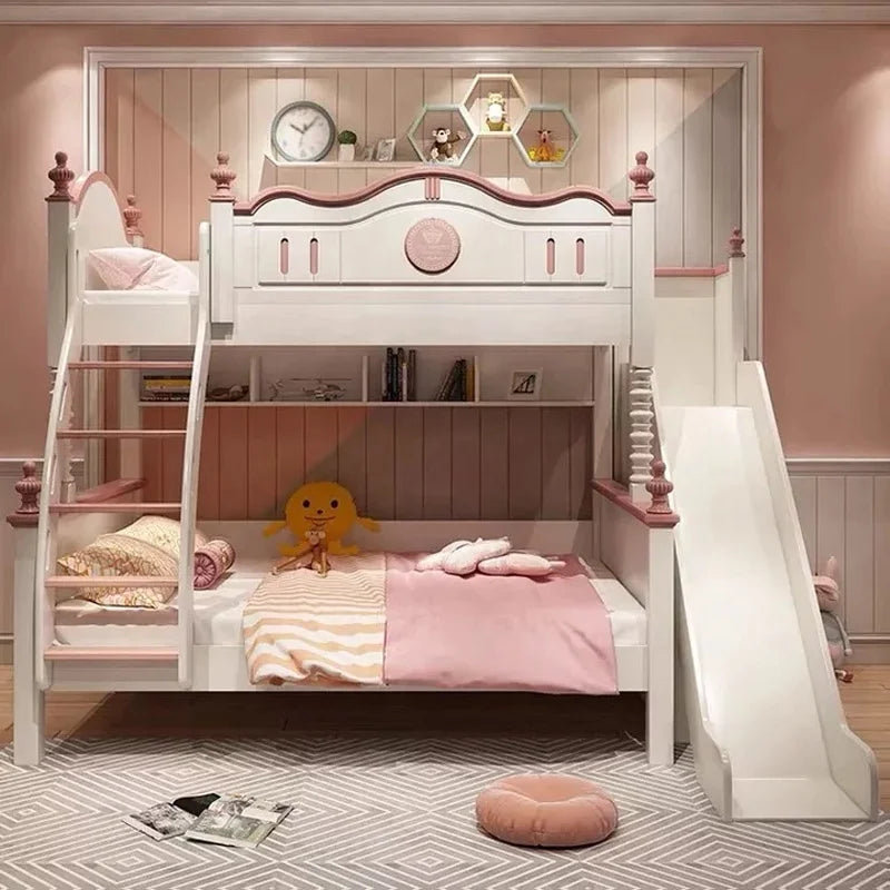 Fairy Tale Princess Castle Kids Bunk Bed