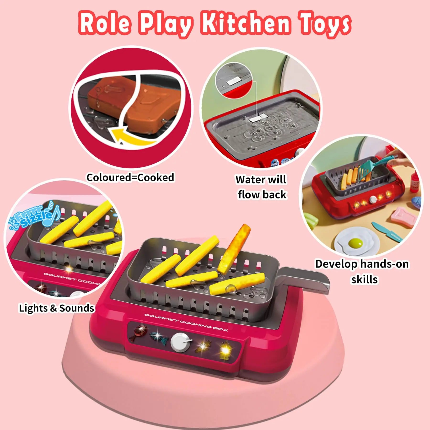 Kids Cooking Simulation Toy Set