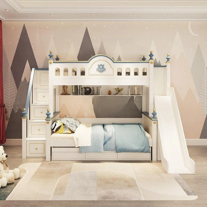 Fairy Tale Princess Castle Kids Bunk Bed