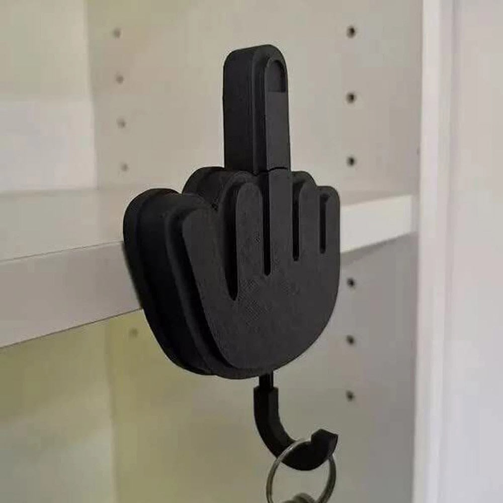 Middle Finger Wall Key Hook