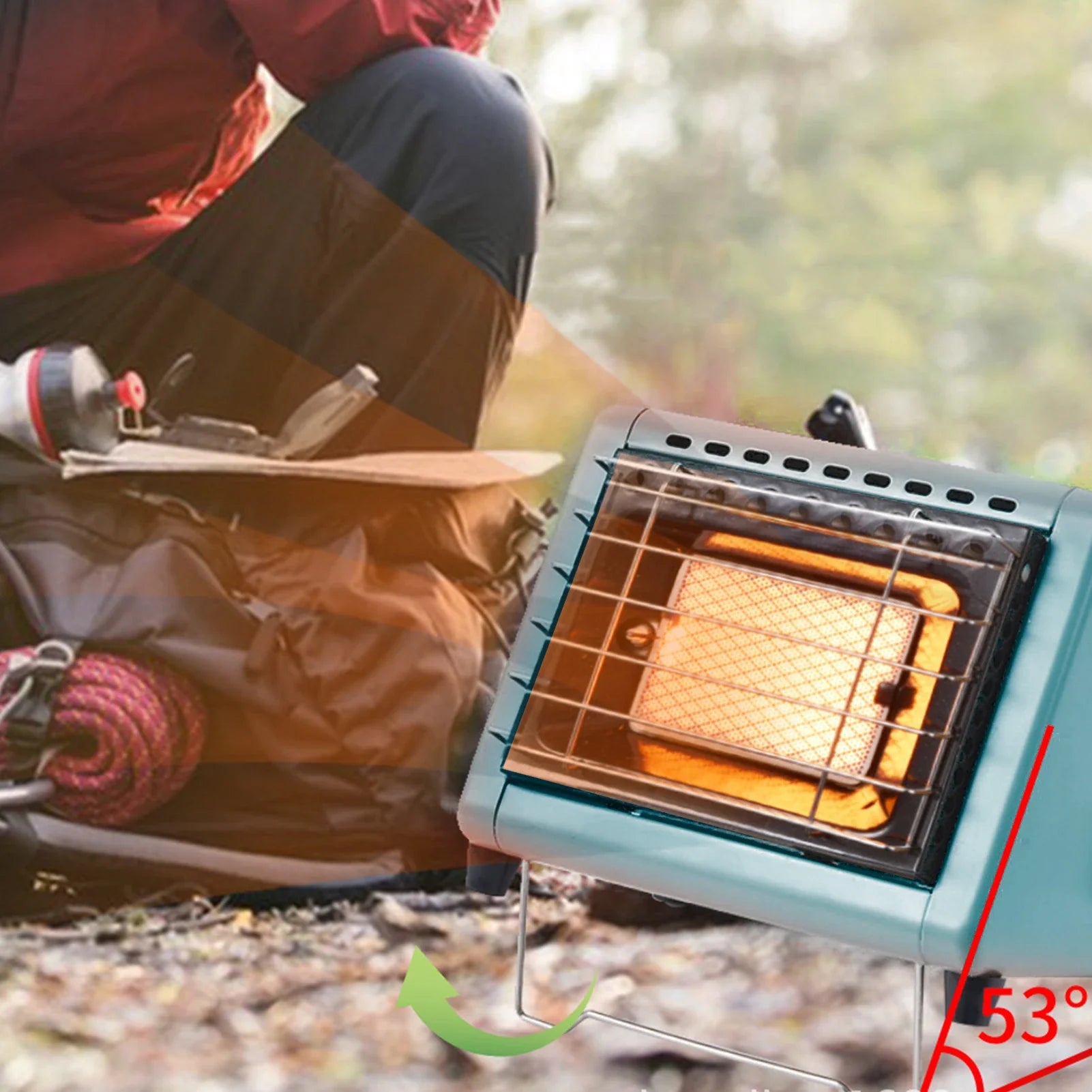 Camping Time Adjustable Portable Heater Stove