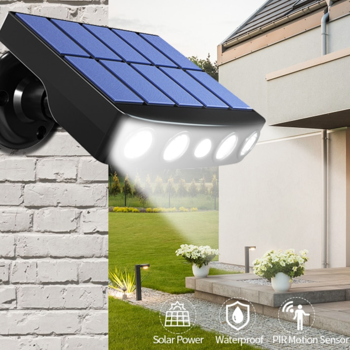 LED Solar Motion Sensor Outdoor Light