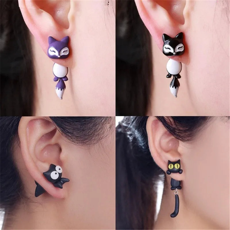 Adorable Handcrafted Animal-Themed Earrings