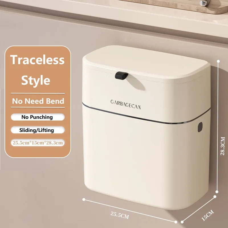 Space-Saver Hangable Home Mini Trash Bin