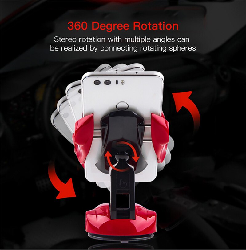 Auto-Transforming Car Phone Holder