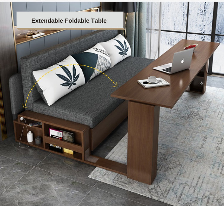 Desk Compact Multifunctional Wooden Minimalist Sofa Bed