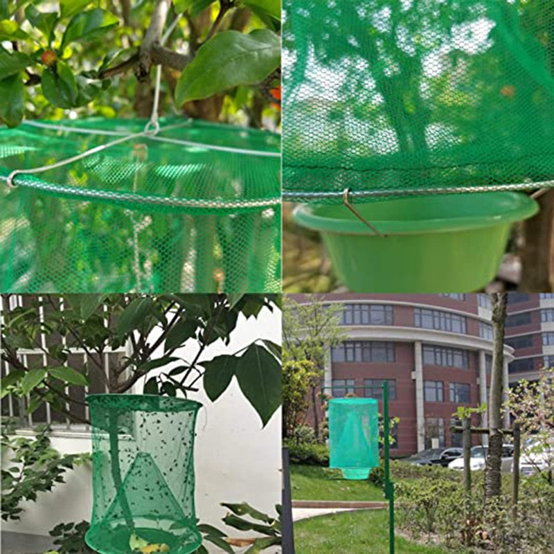 Reusable Hanging Cage Net Fly Trap