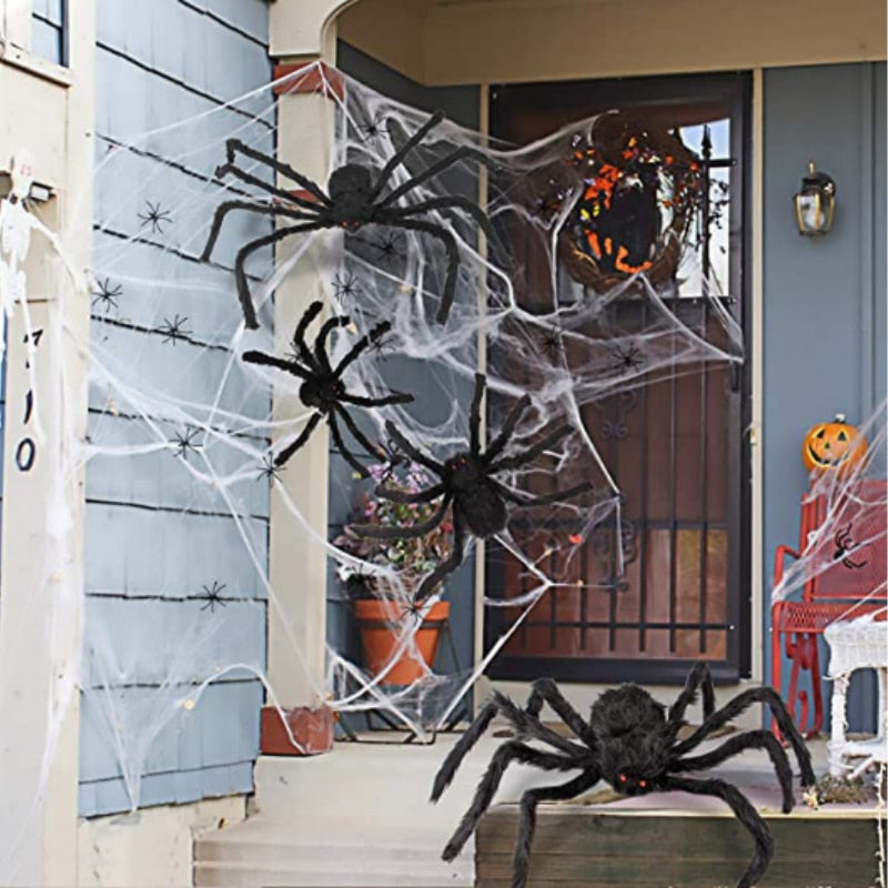 Big Black Spider Halloween Party Decoration