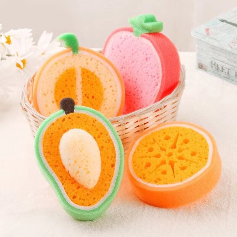 Fruit Shaped Kitchen Dish Cleaning Sponge