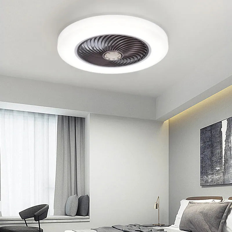 Silent Air Fan RC Invisible Blades Smart Ceiling Lamp