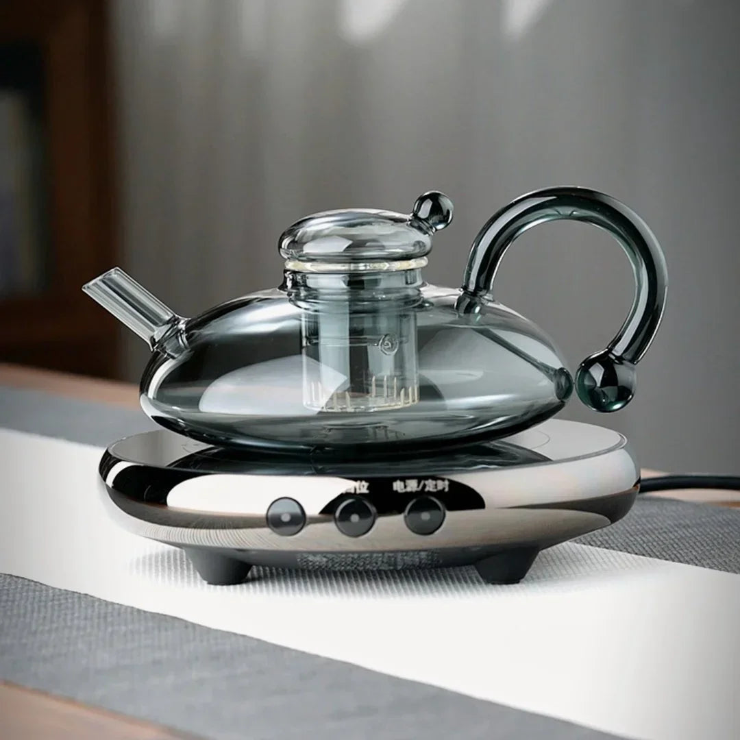 Pure Brew Aesthetic  Heat-Resistant Glass Teapot