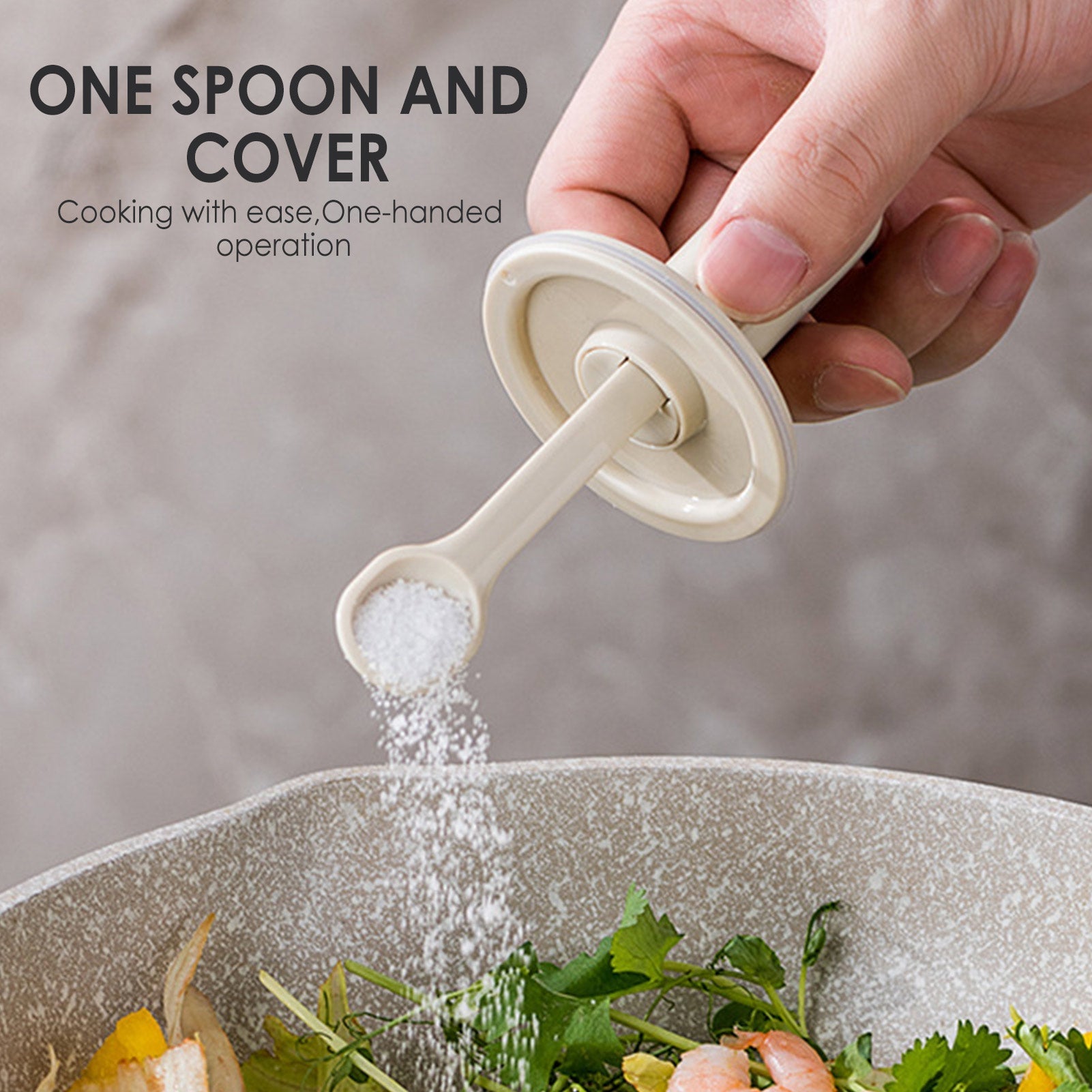 Creative Mini Seasoning Jar with Spoon