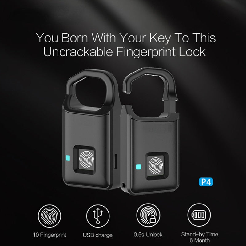 Touch Guard Smart Fingerprint Waterproof Secure Lock