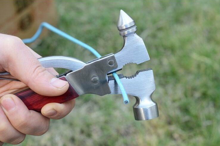 Multifunctional Stainless Steel Hammer Camping Tool