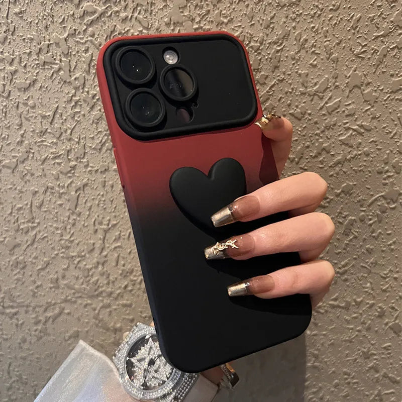 3D Cute Heart Phone Case