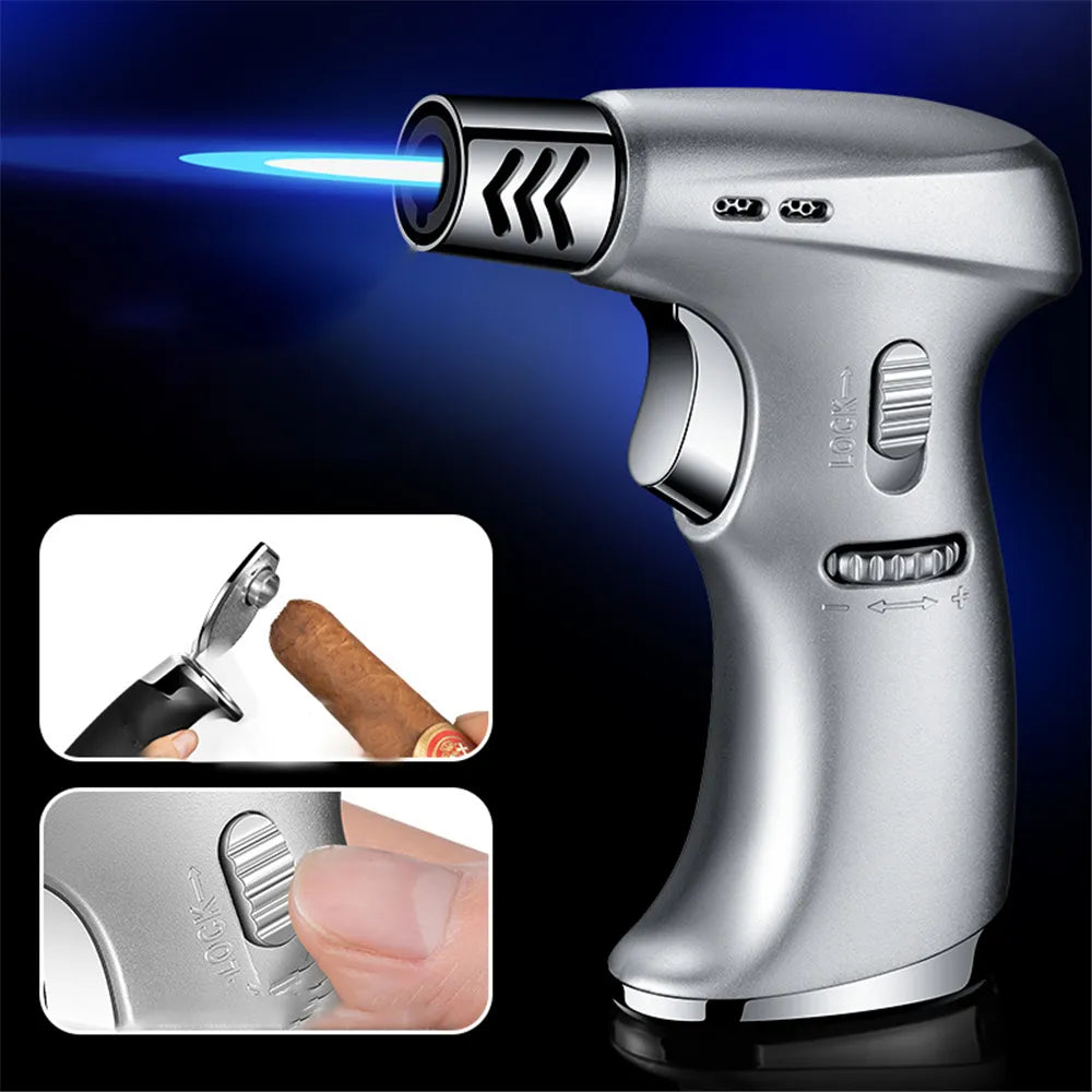 Portable Butane Torch Jet Flame Windproof Lighter