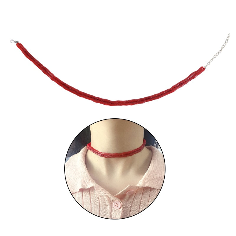 Fake Blood Drip Halloween Necklaces