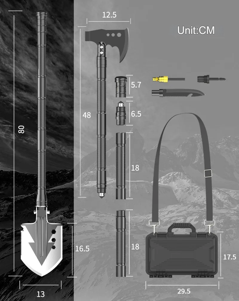 All-in-one Survivor Camping Tool Kit