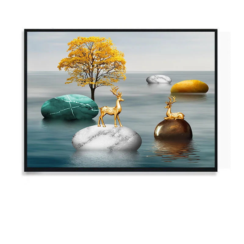 Art View Elegant Canvas Electric Box Cover