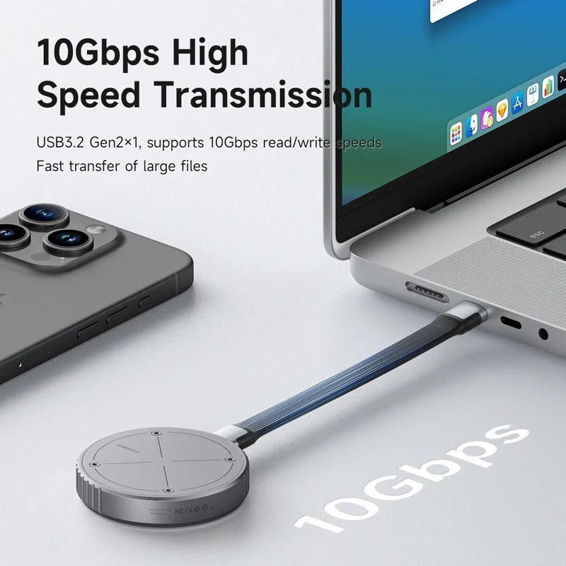 Light Speed Magsafe USB-C SSD Magnetic Case