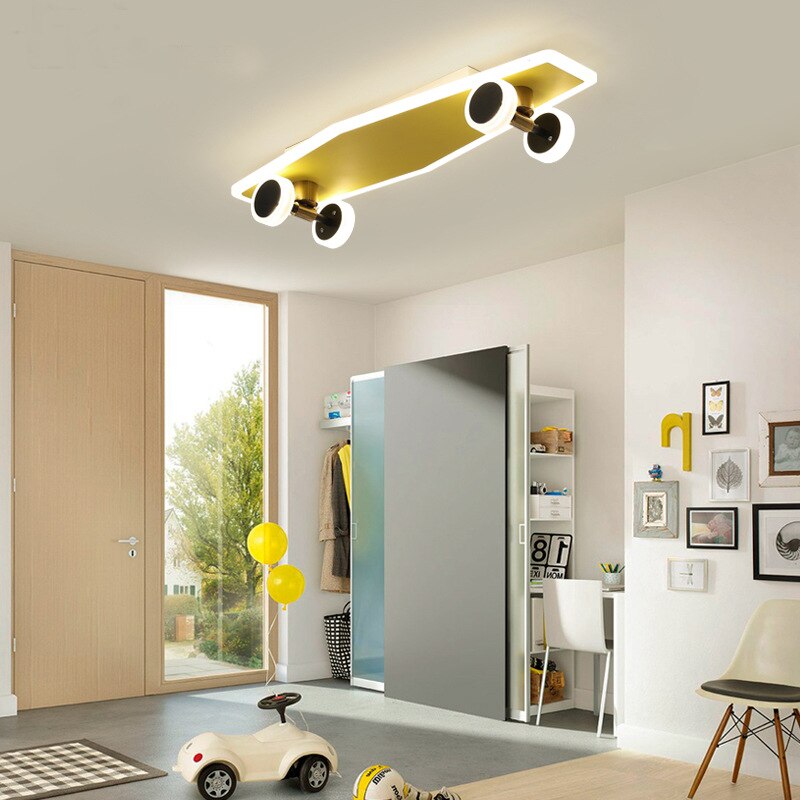 Creative Skateboard Nordic LED Ceiling Light