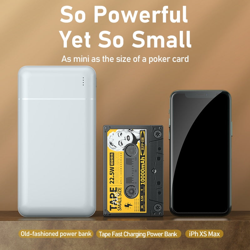 Retro Cassette Power Bank