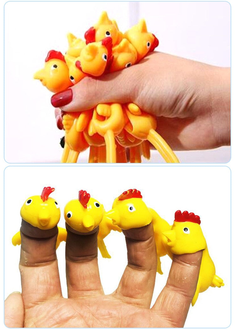 Sticky Flying Turkey Finger Birds