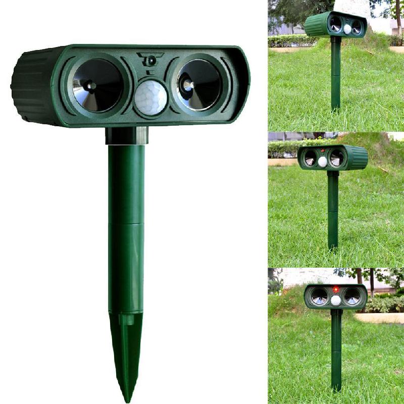 Solar Powered Ultrasonic Animal Repeller